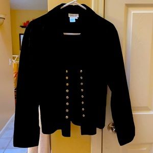 Black Suede Jacket Size L
